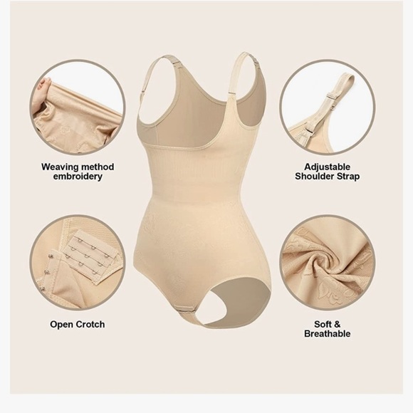 MISS MOLY Bodysuit Body Shaper Seamless Fajas Compression Garment Full Shapewear - Picture 4 of 16